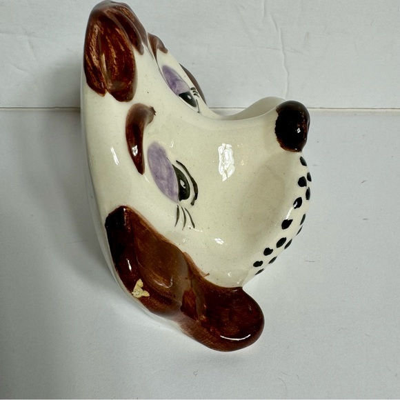 Vintage Handcrafted Ceramic Dog Eyeglass/ Readers/Sunglass Holder. Hand painted - Picture 3 of 10